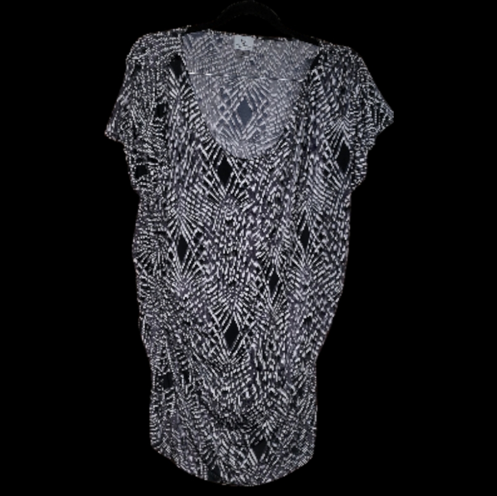 Worthington Gray and White Patterned TUNI
